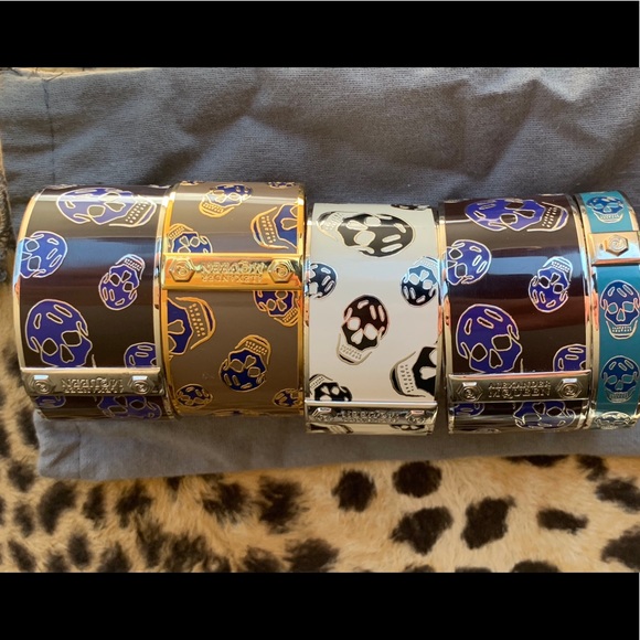 Alexander McQueen Skull Bracelet gold - Picture 2 of 3